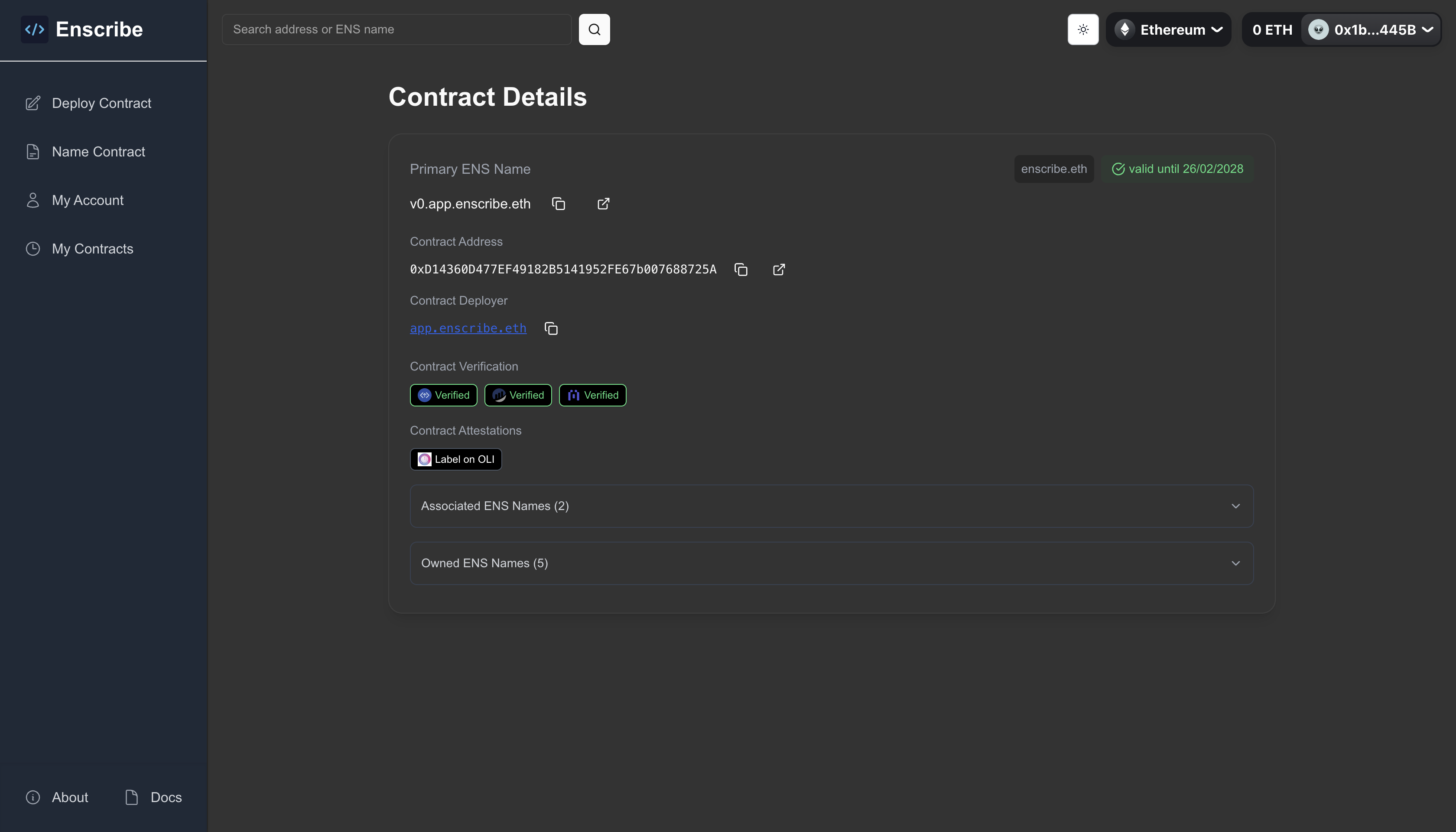 Contract Details