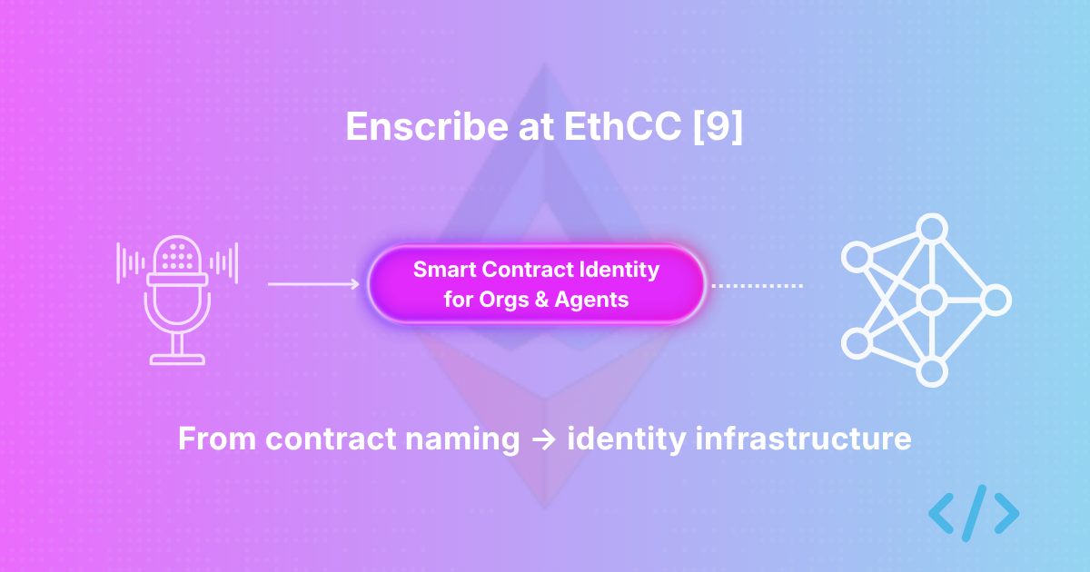 Enscribe at EthCC [9] cover image