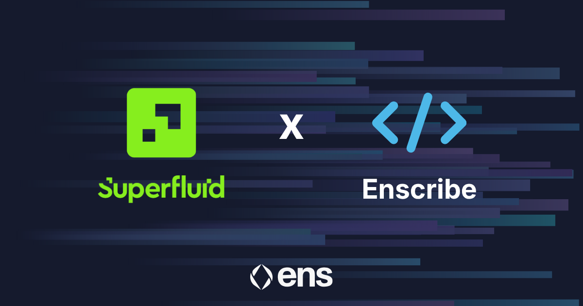 Superfluid and Enscribe cover image