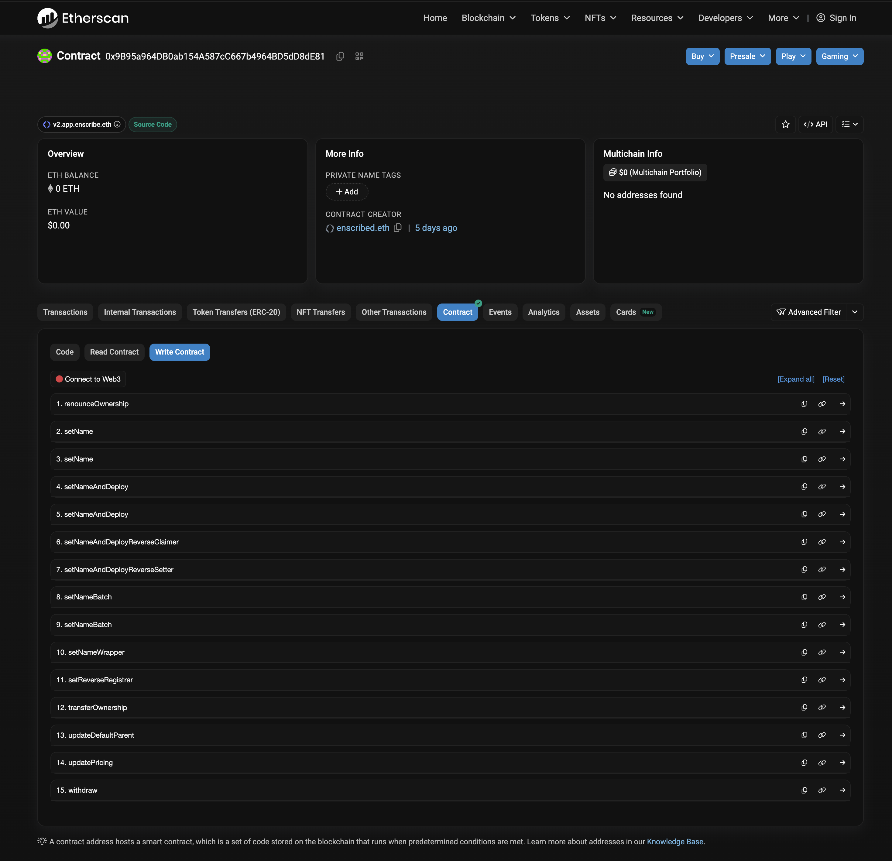 EnscribeV2 Functions