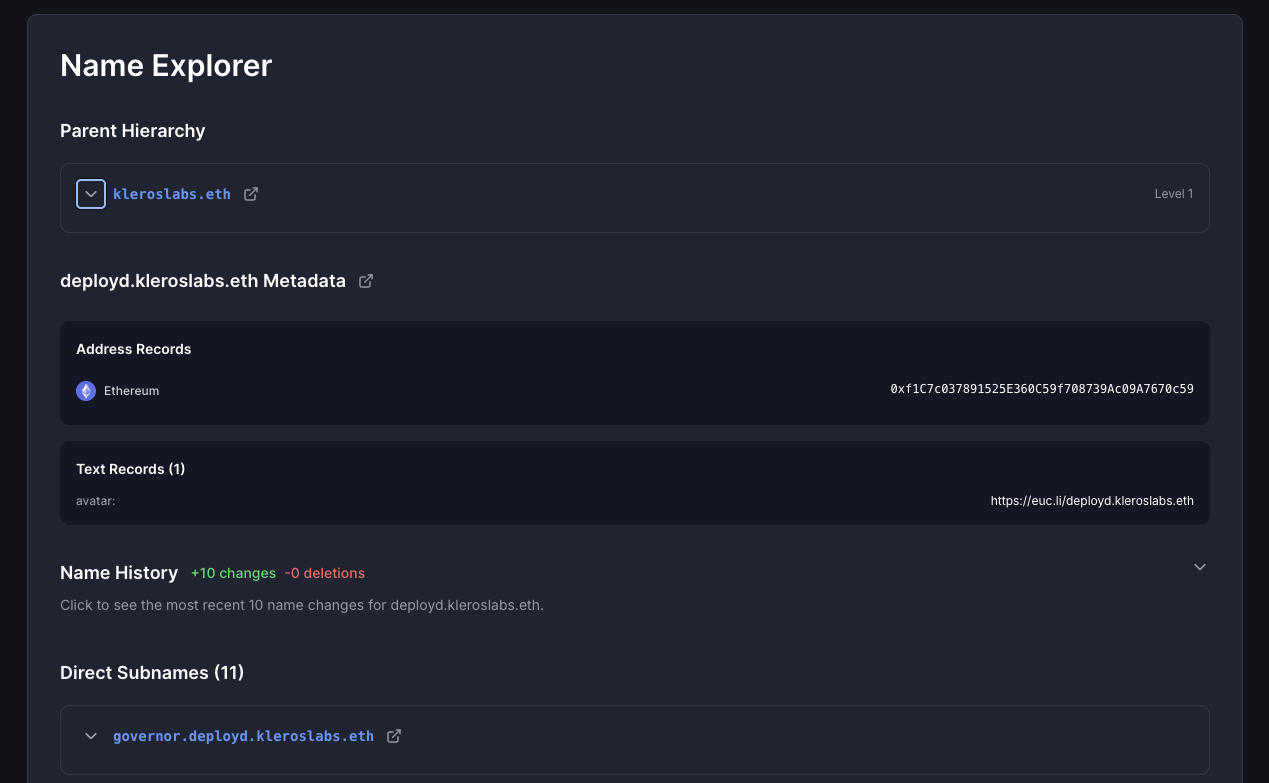 Kleros contracts in the Enscribe App
