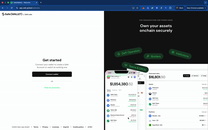 Steps to manually add Enscribe to Safe