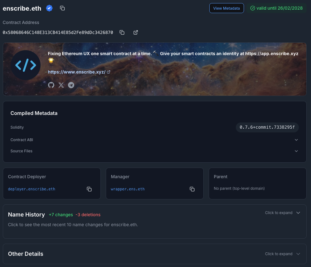 name history account